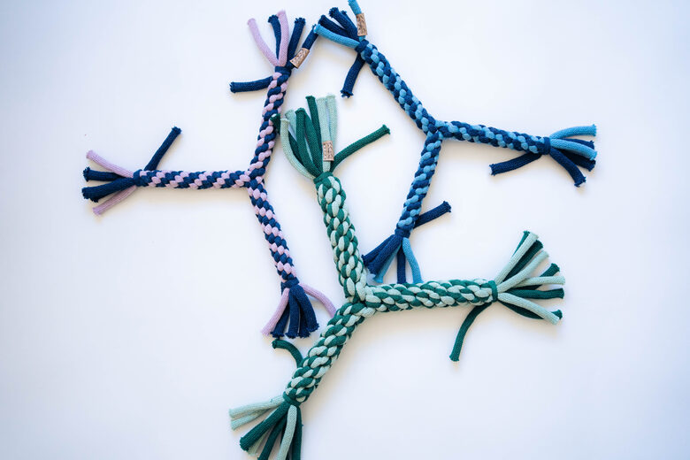 Trīsstūris - Mazais un Lielais - vilkšanas rotaļlieta suņiem